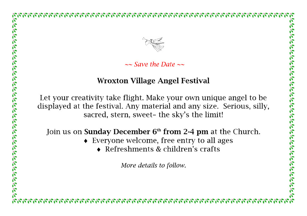 Wroxton Village Angel Festival